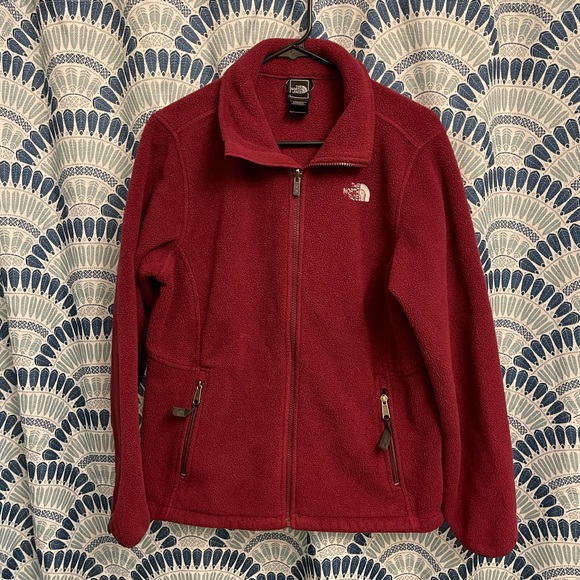 The North Face Tops - Women’s North Face Zip Up - Large - Cranberry